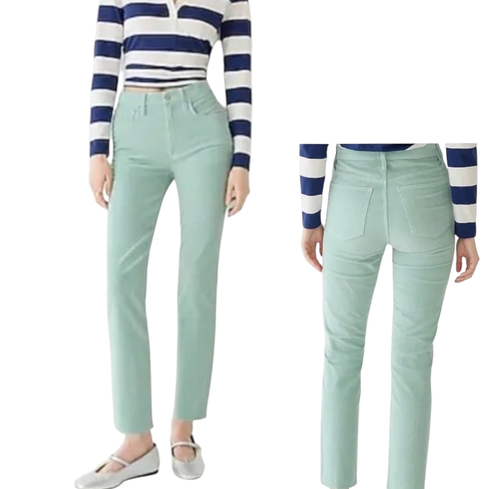 J.Crew Vintage Slim Straight Corduroy Pants Dusty Shore Size 29 NWT